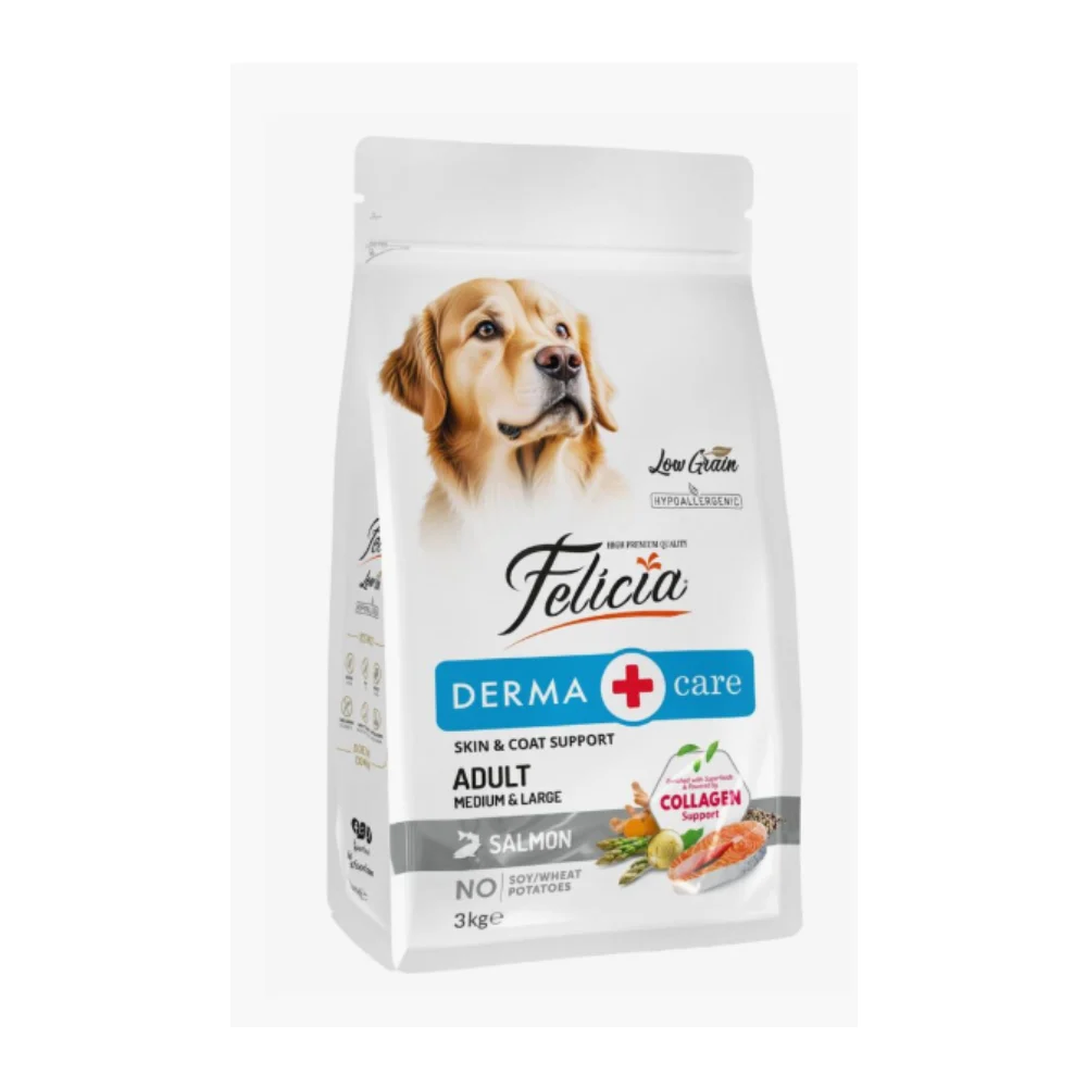 FELİCİA SOMONLU YETİŞKİN KÖPEK MAMASI 3 KG