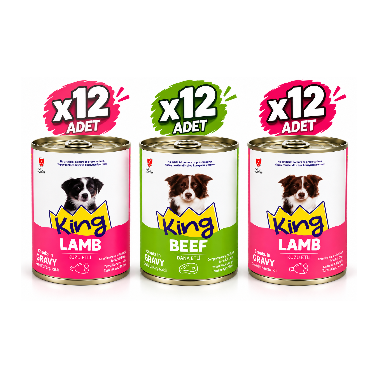 King Konserve Yaş Mama 12 adet
