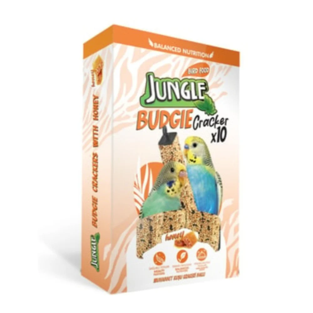 Jungle Ballı Muhabbet Kuşu Krakeri 10' lu