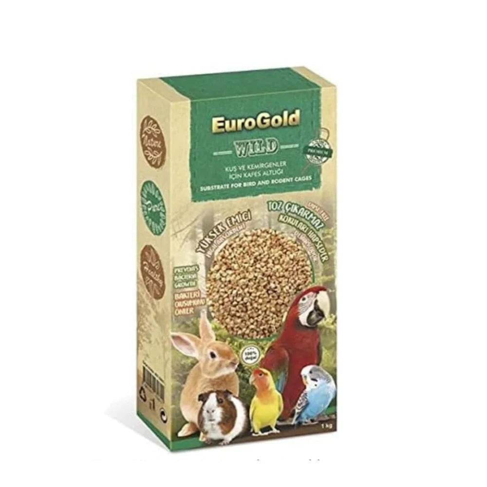 Kemirgen Ve Kuşlar İçin Mısır Koçanı Taban Altlığı, 1 Kg